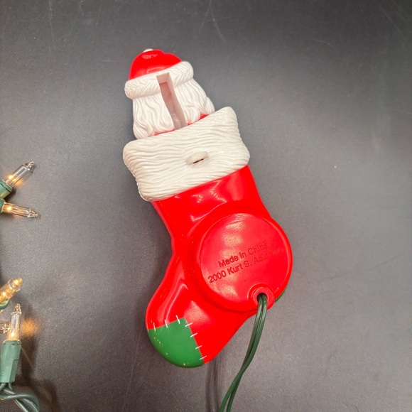 Peek-a-Boo Santa's Action World Christmas Tree Ornament Kurt Adler Santa Claus - Picture 7 of 7